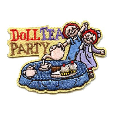 12 Pieces-Doll Tea Party Patch-Free shipping