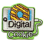 12 Pieces-Digital Cookie Patch-Free shipping