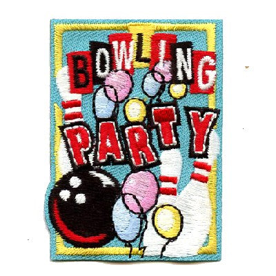 12 Pieces-Bowling Party Patch-Free shipping