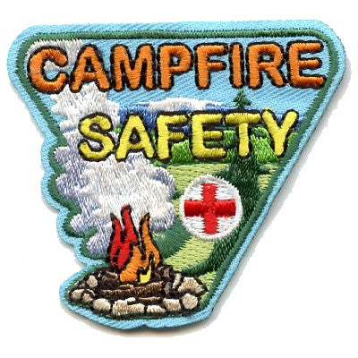 12 Pieces-Campfire Safety Patch-Free shipping