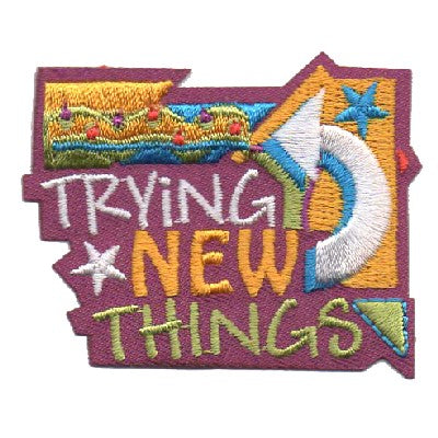 12 Pieces-Trying New Things Patch-Free shipping