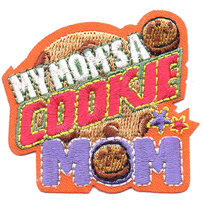 12 Pieces-My Mom's A Cookie Mom Patch-Free shipping