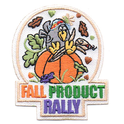 12 Pieces-Fall Product Rally Patch-Free shipping