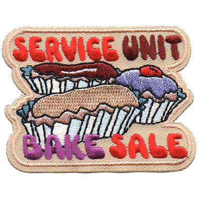 12 Pieces-Service Unit Bake Sale Patch-Free shipping