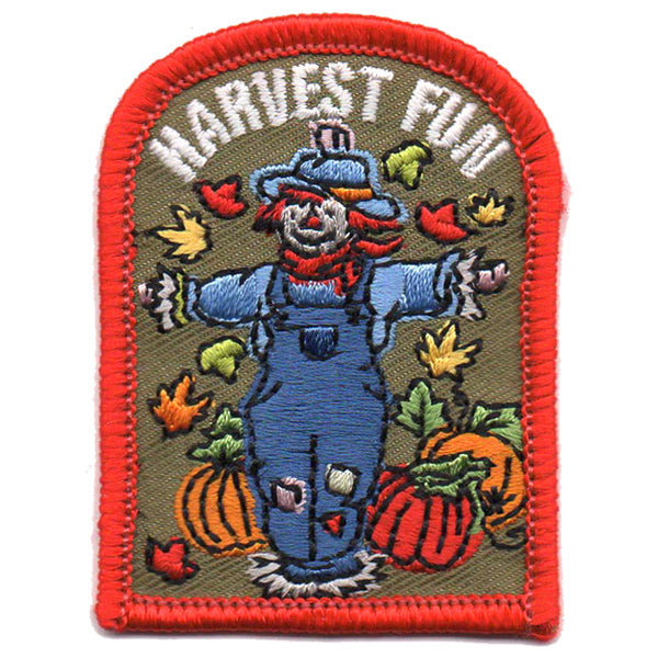 12 Pieces -Harvest Fun Patch - Free Shipping
