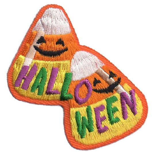 12 Pieces-Halloween (Candy Corn) Patch-Free Shipping