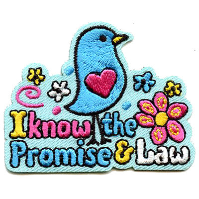 12 Pieces-I Know the Promise & Law Patch-Free shipping