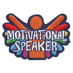 12 Pieces-Motivational Speaker Patch-Free shipping