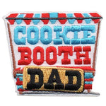 12 Pieces-Cookie Booth Dad Patch-Free shipping