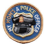 12 Pieces-My Mom - Police Officer Patch-Free shipping