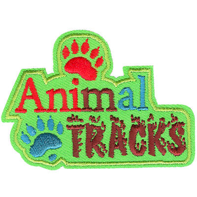 12 Pieces - Animal Tracks Patch - Free Shipping