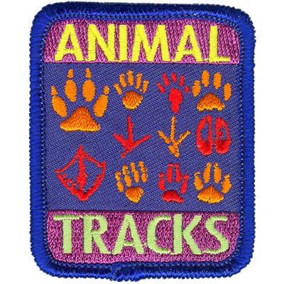 12 Pieces - Animal Tracks Patch - Free Shipping