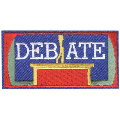 12 Pieces-Debate Patch-Free shipping