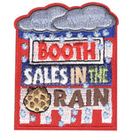 12 Pieces-Booth Sales in the Rain Patch-Free shipping