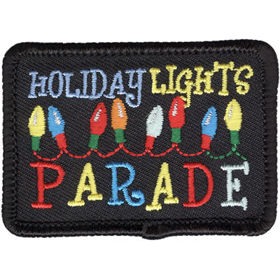 12 Pieces-Holiday Lights Parade Patch-Free shipping