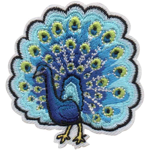 12 Pieces - Peacock Patch - Free Shipping