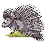 12 Pieces - Porcupine Patch - Free Shipping