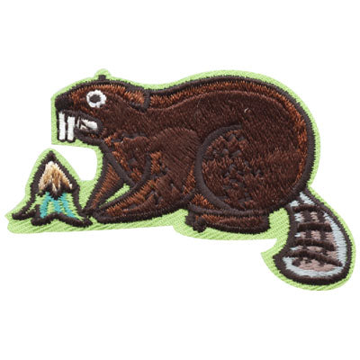 12 Pieces - Beaver Patch - Free Shipping