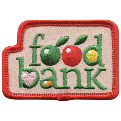 12 Pieces-Food Bank Patch-Free shipping