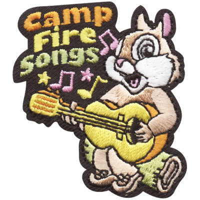 12 Pieces-Camp Fire Songs Patch-Free shipping