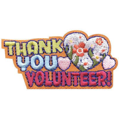 Thank You Volunteers Patch