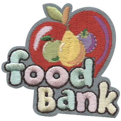 12 Pieces-Food Bank Patch-Free shipping