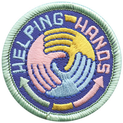 12 Pieces-Helping Hands Patch-Free shipping