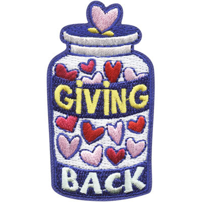 12 Pieces-Giving Back Patch-Free shipping