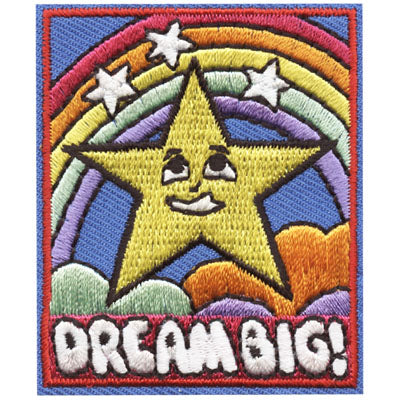 12 Pieces-Dream Big Patch-Free shipping