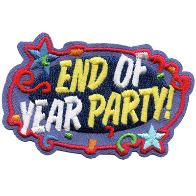12 Pieces-End of the Year Party Patch-Free shipping