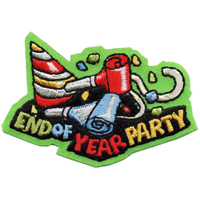 12 Pieces-End of the Year Party Patch-Free shipping