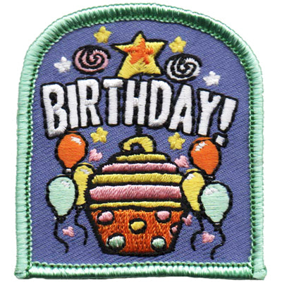 12 Pieces-Birthday Patch-Free shipping