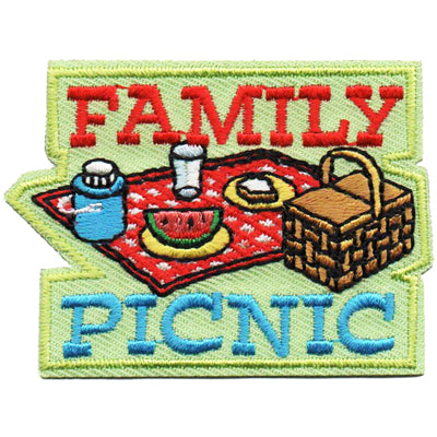 12 Pieces-Family Picnic Patch-Free shipping
