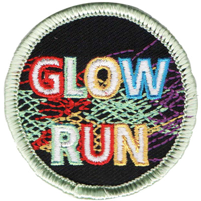 12 Pieces-Glow Run Patch-Free shipping