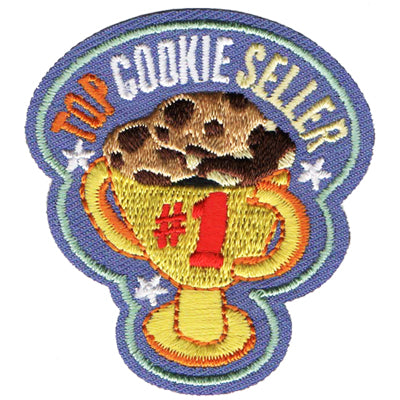 12 Pieces-Top Cookie Seller Patch-Free shipping