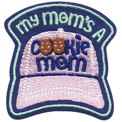 12 Pieces-My Mom's A Cookie Mom Patch-Free shipping