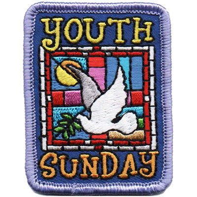 12 Pieces-Youth Sunday Patch-Free shipping