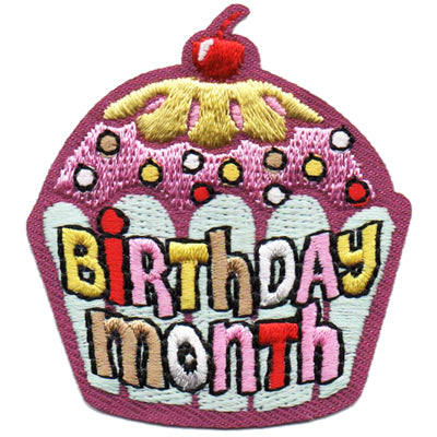 12 Pieces-Birthday Month Patch-Free shipping