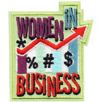 12 Pieces-Women in Business Patch-Free shipping