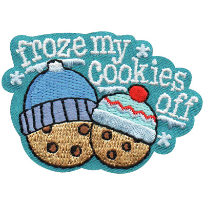 12 Pieces-Froze My Cookies Off Patch-Free shipping