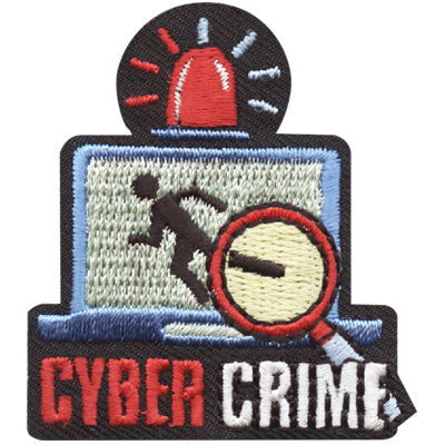 12 Pieces-Cyber Crime Patch-Free shipping