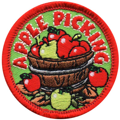 12 Pieces-Apple Picking Patch-Free shipping