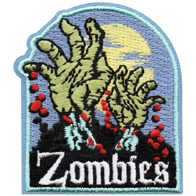 12 Pieces-Zombies Patch-Free shipping