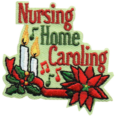 12 Pieces-Nursing Home Caroling Patch-Free shipping