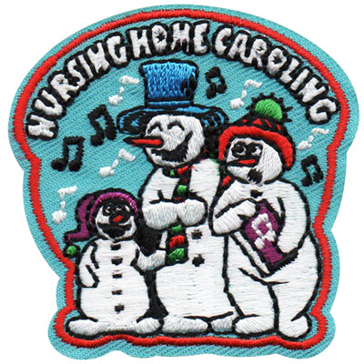 12 Pieces-Nursing Home Caroling Patch-Free shipping