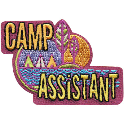 12 Pieces - Camp Assistant Patch - Free shipping