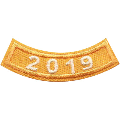2019 Gold Year Rocker Patch