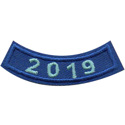 2019 Blue Year Rocker Patch