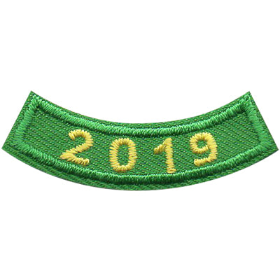 2019 Green Year Rocker Patch