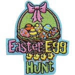 12 Pieces-Easter Egg Hunt Patch-Free shipping